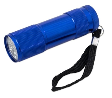 Image de Lampe de poche LED bleue